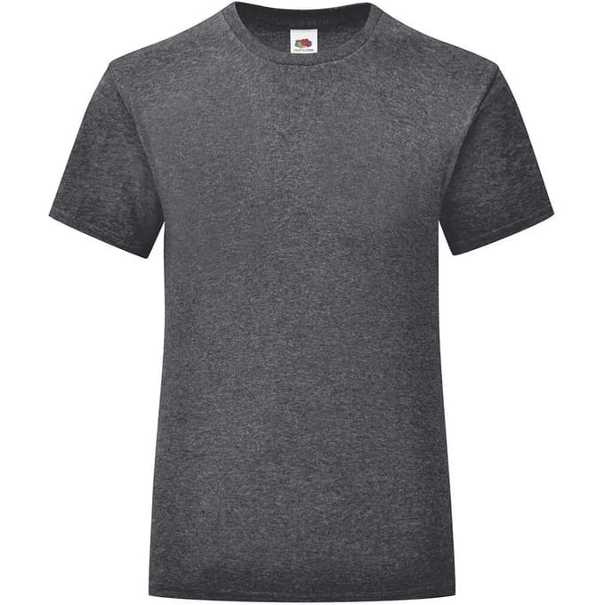 Meisjes-T-shirt Fruit of the Loom Iconic 150