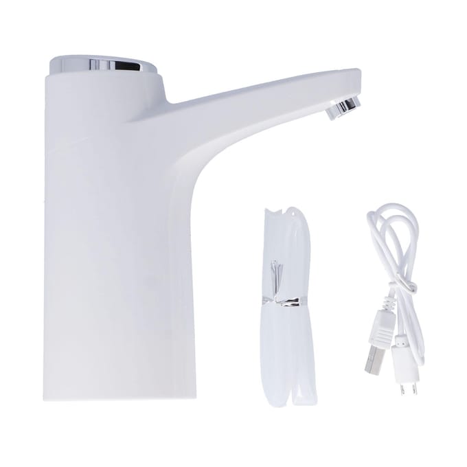 Elektrische Waterpomp USB Oplaadbaar Wit Slimme Waterfles Dispenser voor Thuis Kantoor white