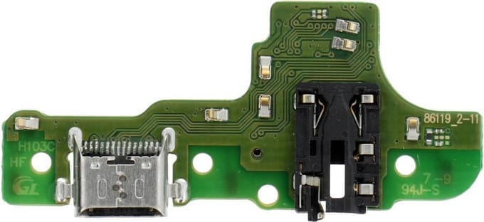 Oplaadpoort Flexkabel Geschikt voor Samsung A20s – Premium – Groen