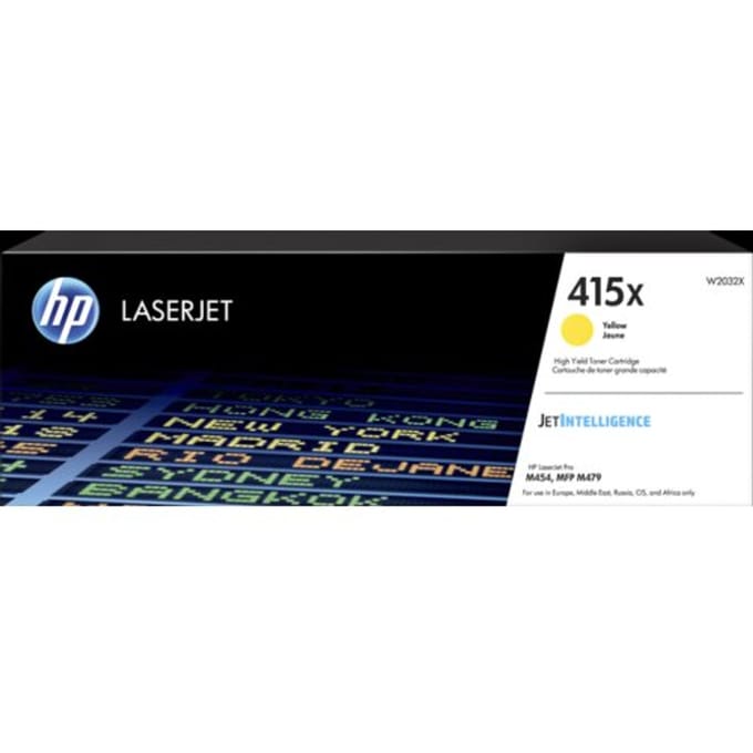 Tonercartridge hp w2032x 415x geel