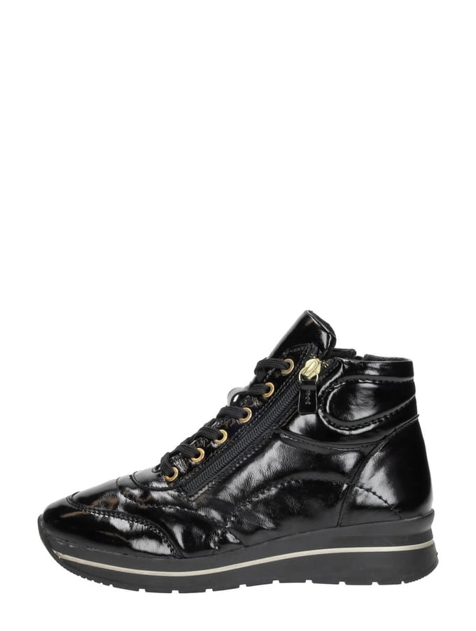 SUB55 Comfort Collection Ruby 92 Veterschoenen Hoog - Zwart lak - Maat 43