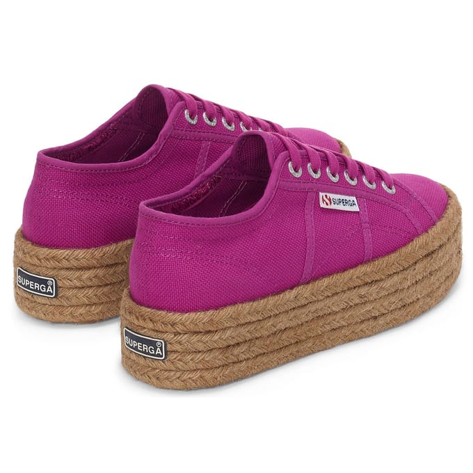 Superga 2790 Touw 100% Katoen Dames Violet Paars Trainers