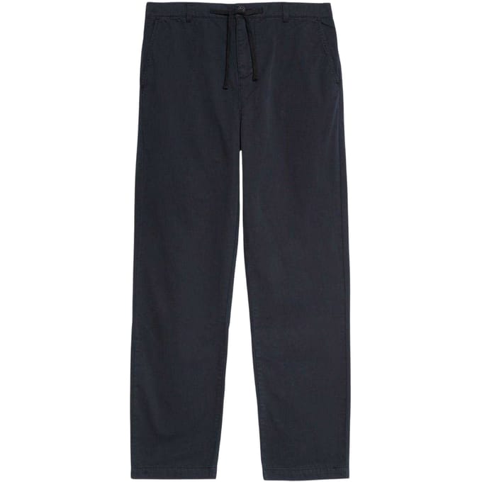 Lyle & Scott Heren Tapered Chinos (Jet Zwart)