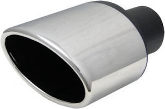 IVOL Uitlaatsierstuk RVS Ovaal - Passend 47 - 57mm