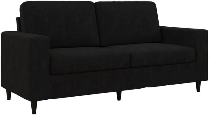 Cooper-Sofa 3-zits - Zwart Fluweel