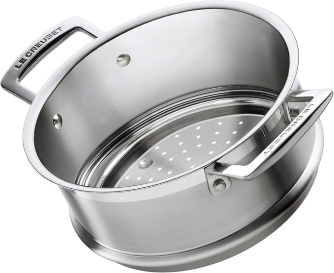RVS Steaminzetstuk voor Kookpannen 20 cm