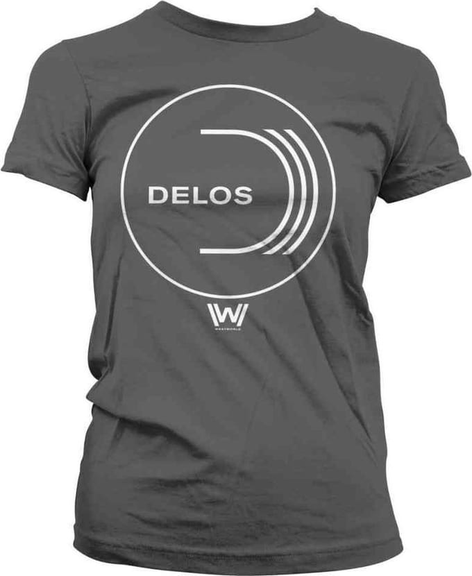 Westworld Dames Tshirt -S- DELOS Logo Grijs