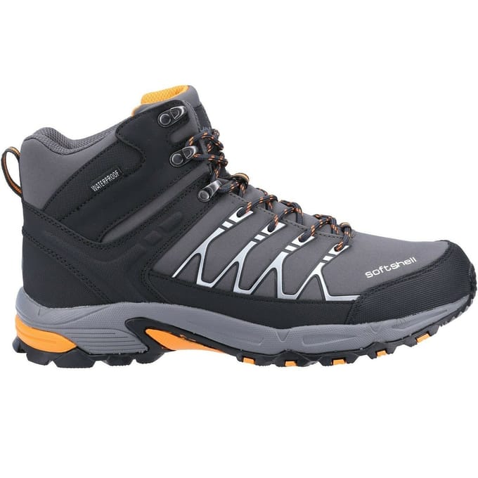 Cotswold Heren Abbeydale Wandelschoenen (Grijs/Oranje)