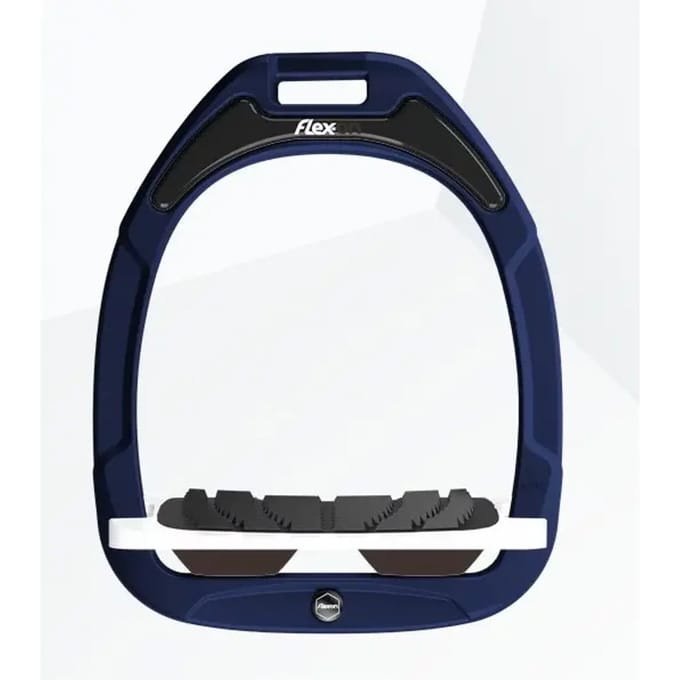 Zijwaartse Grip Hakken Marine/Wit/Bruin Flex-On Green Composite