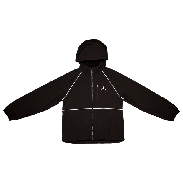 Jordan Softshell Jassen Kinder - Zwart - Maat 128 - 137 CM - Poly Woven
