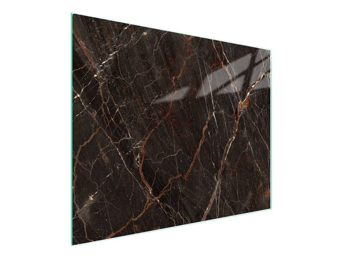 TMK ArtDeko - Snijplank Glas - 52x30 cm - Marmer - Antislip