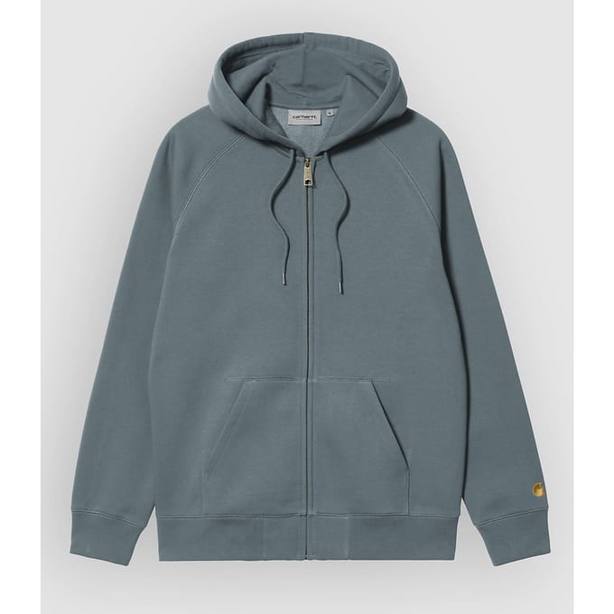 Carhartt WIP Chase Zip Hoodie blauw