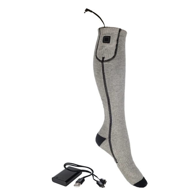 HKM VERWARMDE SOKKEN KEEP WARM STYLE Grijs