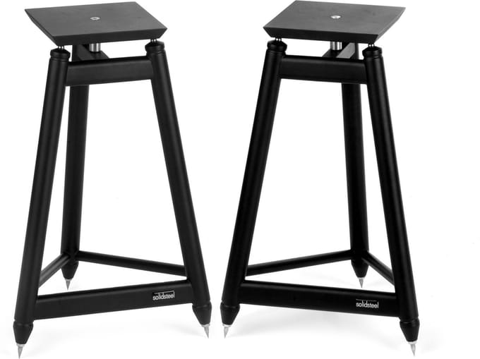 SolidSteel SS-5 boekenplank speakerstandaard (zwart)