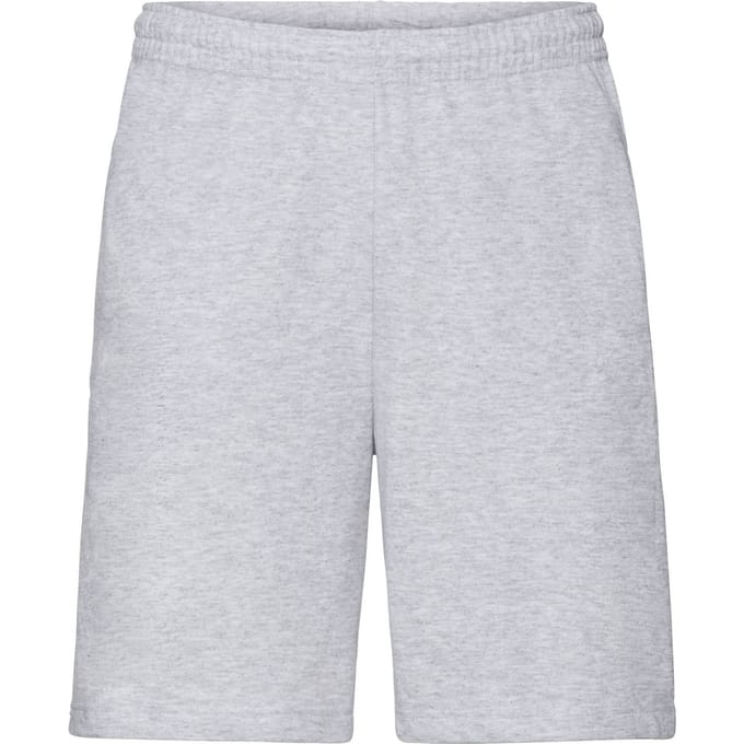 Fruit of the Loom Heren Lichtgewicht Shorts (Heide Grijs)