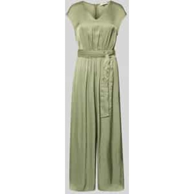 regular fit jumpsuit met tailleriem om te strikken