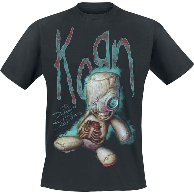 Korn T-shirt - New Doll - S tot XXL - zwart