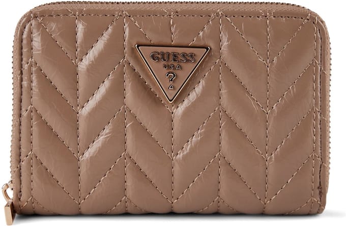 GUESS portemonnee Cheryl SLG Zip Around Wallet Dark Taupe