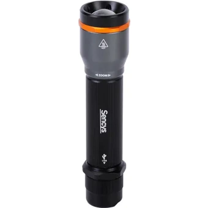Sencys Zaklamp - 1000lm - Oplaadbaar
