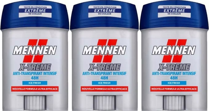 Mennen Xtreme Ice Fresh Deodorant Man - 3 x 50 ml - 48H Effectieve Bescherming