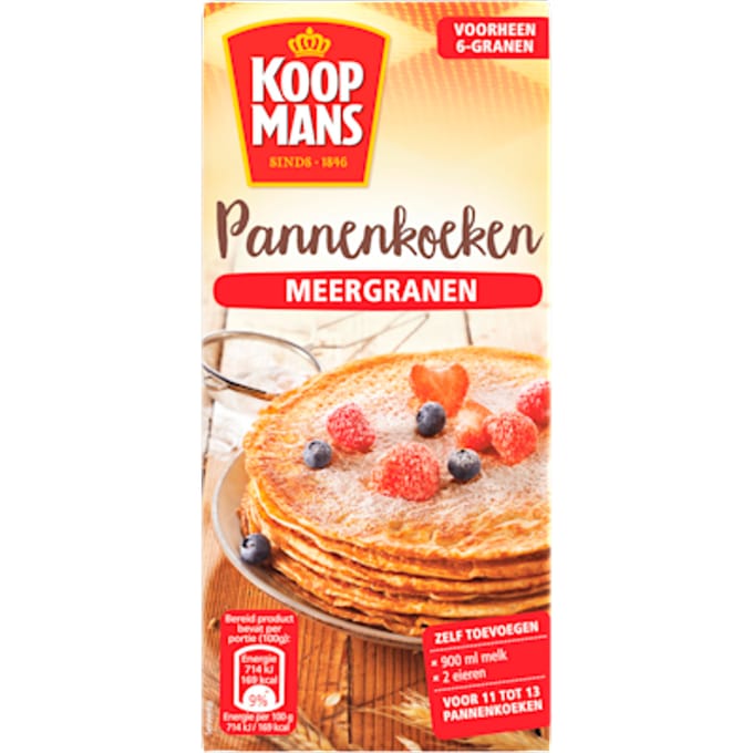 Pannenkoekenmix meergranen