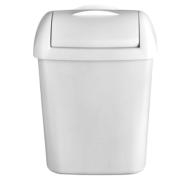 Dameshygiënebak Quartzline 8 liter wit 441408