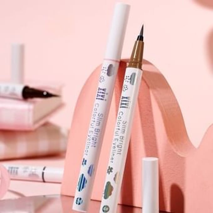 xixi - Slim Bright Colorful Eyeliner - 1-3 #03Red - 0.6ml