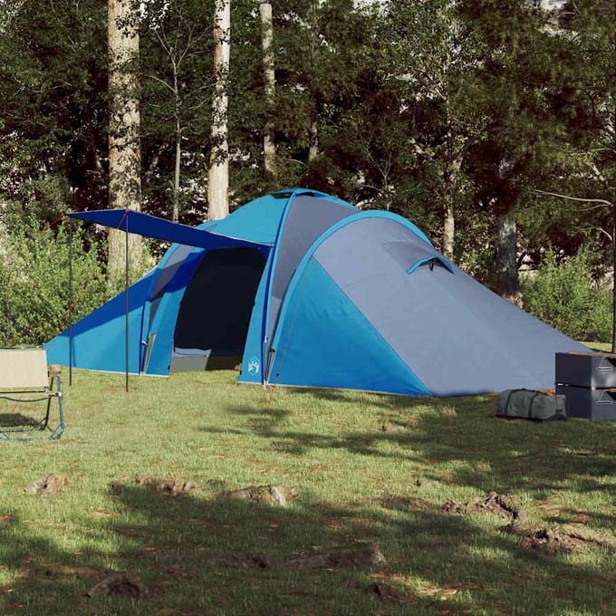 vidaXL - Koepeltent - 6-persoons - waterdicht - blauw