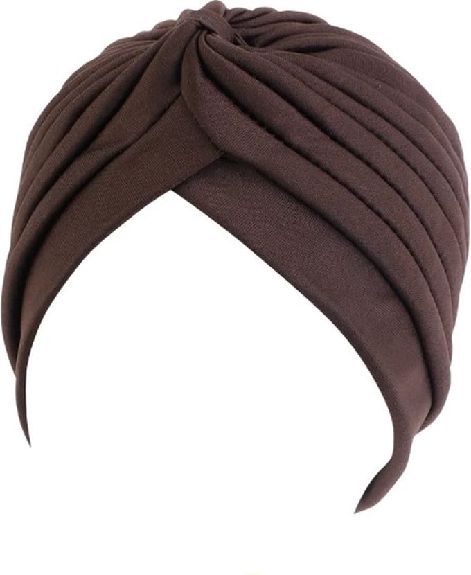Scoby - Tulband - Dames Hoofdwrap - Hoofddoek - Head Wrap - Slaapmuts - Damesmuts - Chemo Muts - Bruin