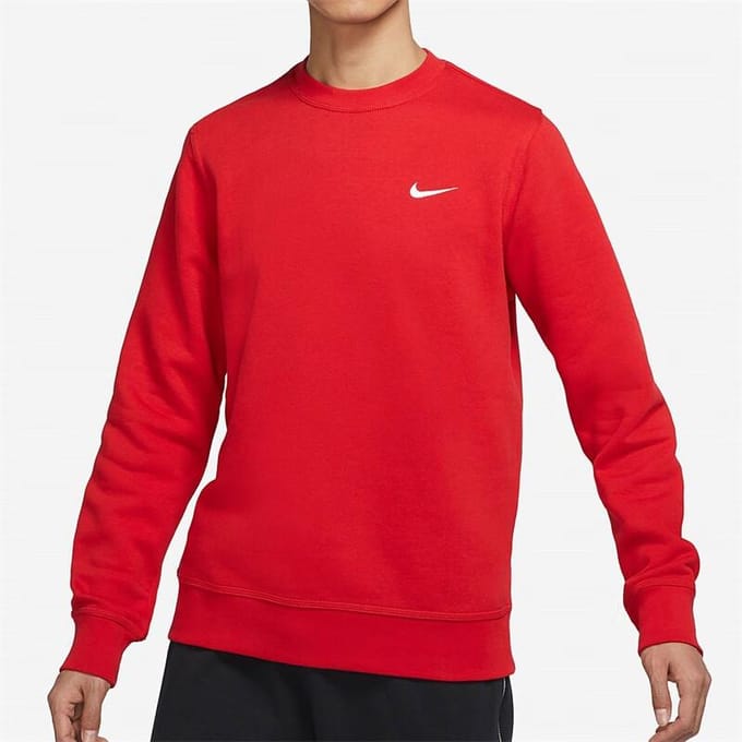Nike Geborduurd Logo Sweatshirt Heren Tops 623459-657 L red