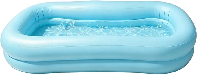 Opblaasbaar Bad - Draagbare Badkuip - Ontspannend Baden - Dubbele Buis Stabiliteit - 34.8 x 22.9 x 19.9 cm