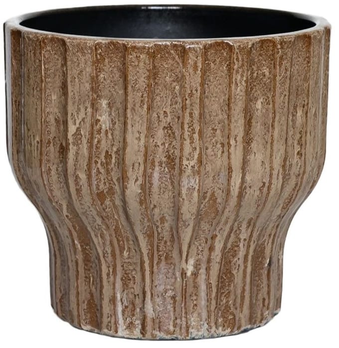 Bloempot Vigo Bruin D32 x H40 cm