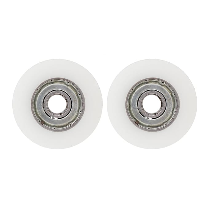 Kit de remplacement de roues de porte de serre Elite de 30 mm de diamètre noir
