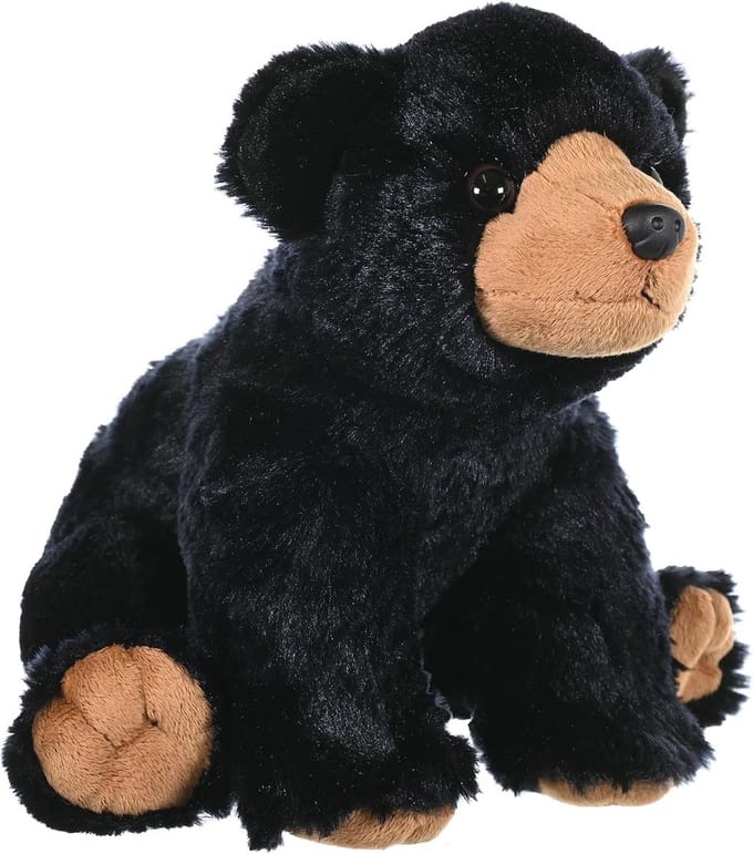 Realistische Zwarte Beer Knuffel - Pluche Dier Cuddlekins 30 cm