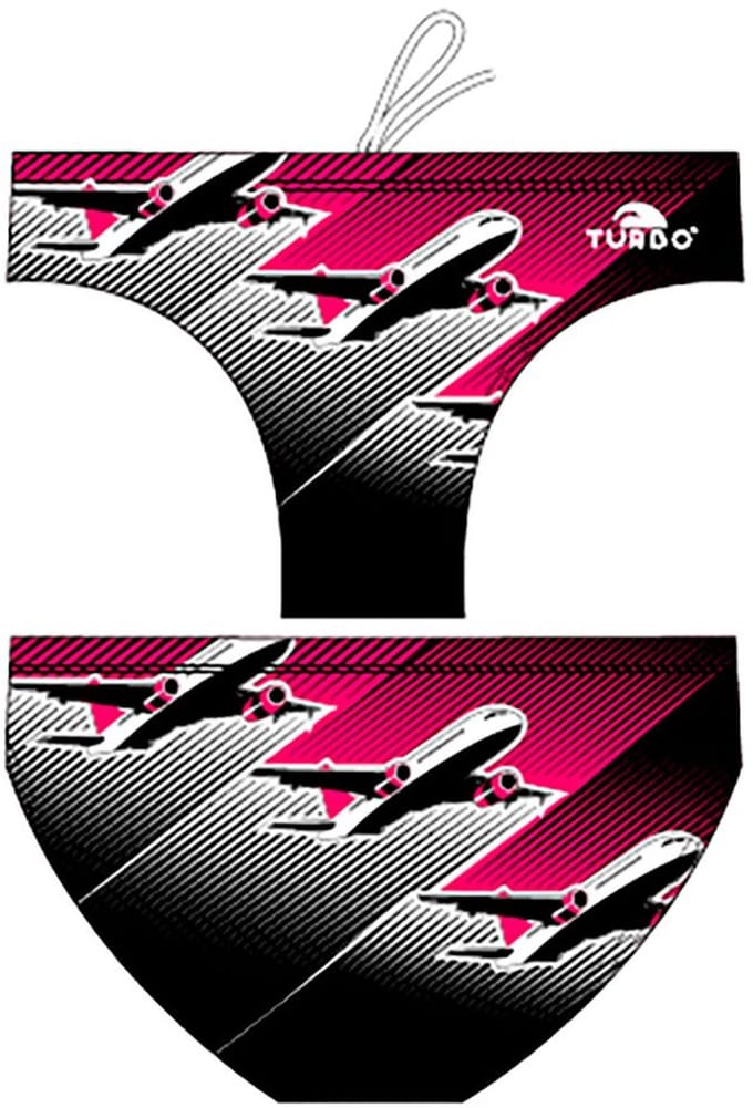 Turbo Air Zwemslip Zwart L Man