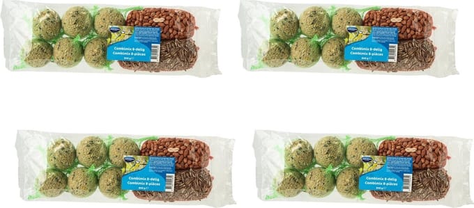 Allbirds&Co Vogelvoerpakket 8-Delig - Voer - 4 x 840 g