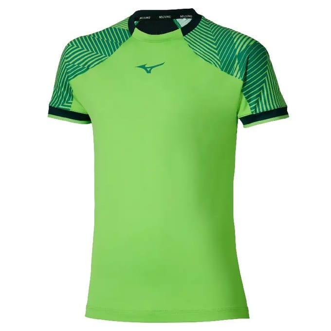 Mizuno Stargazer Shadow T-shirt Met Korte Mouwen Groen 2XL Man
