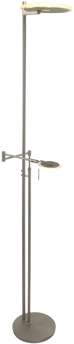 Vloerlamp Steinhauer Turound LED - Staal