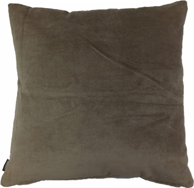Uneven Pintuck kussen taupe 45x45cm