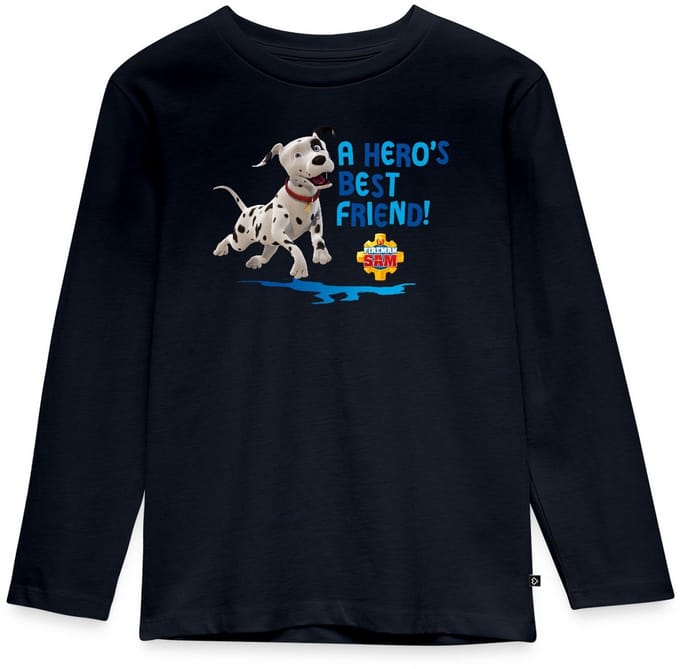 Brandweerman Sam™ Dalmatiër Radar Schattig Ontwerp Premium T-Shirt Kinderen