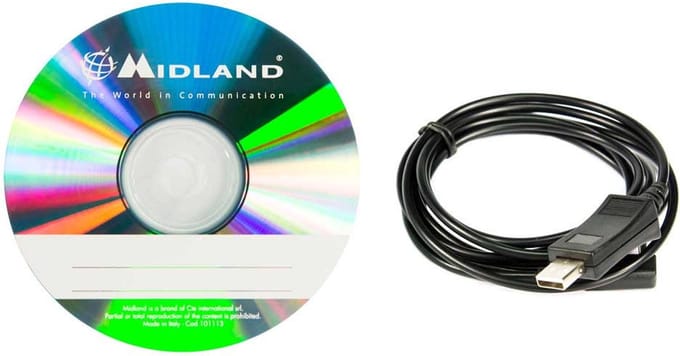 Midland Prg 10 Programmer For G10 G11 G14 Ct890 510 710 Data Kabel Veelkleurig
