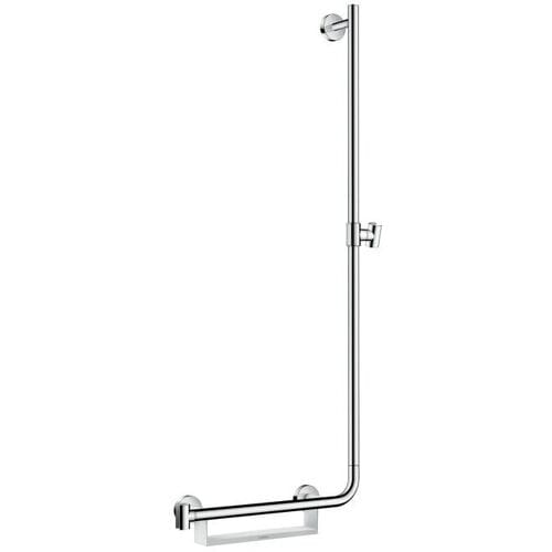 Hansgrohe Unica - Douchestang 110 cm, rechts, wit/chroom 26404400