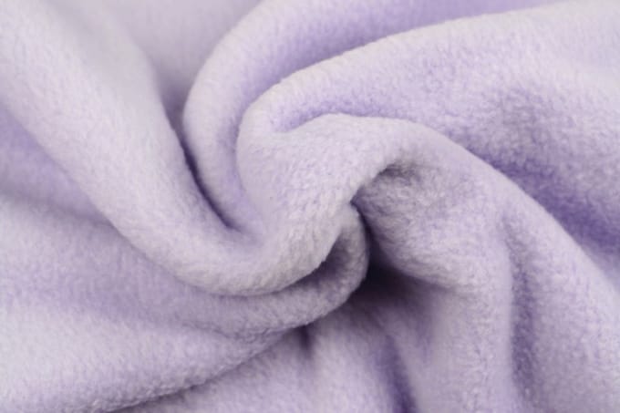 10 meter fleece stof - Lavendel - 100% polyester