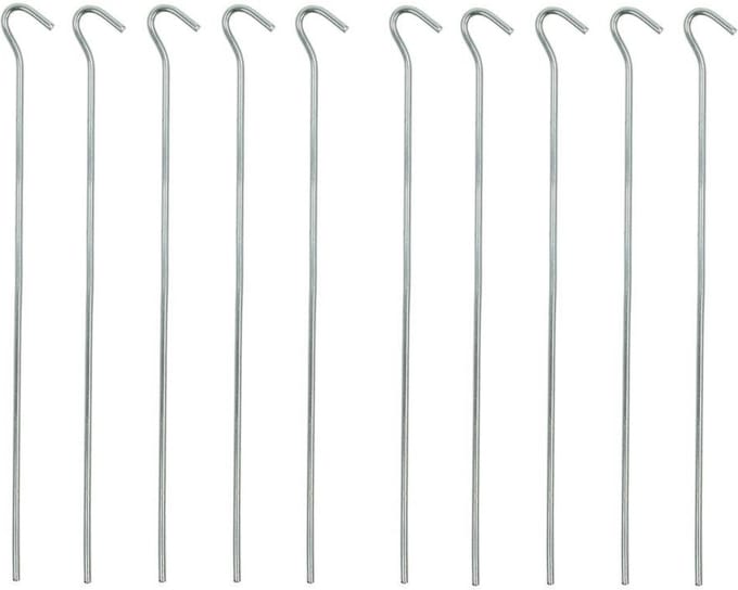ProPlus Tentharing met open oog - metaal - 22 cm - set van 10