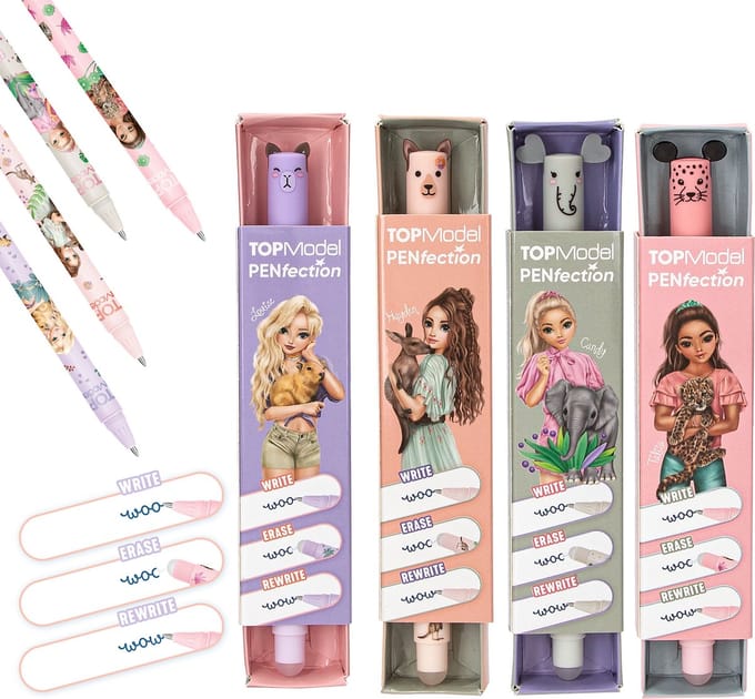 Top Model TOPModel uitgumbare gelpen Schrijfgerief