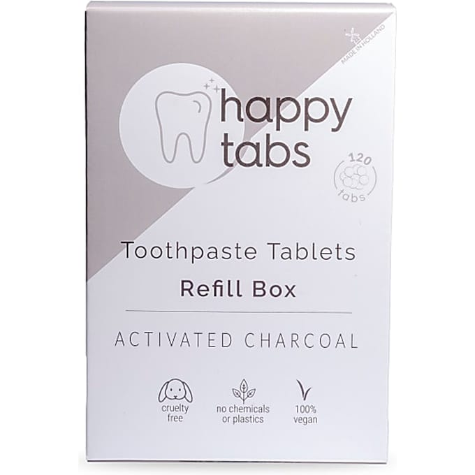 Happy Tabs Refill Houtskool fluoridevrij