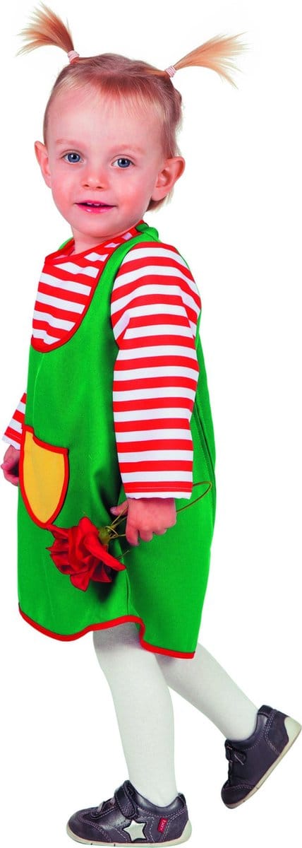 Jurk Pippi Langkous Meisje - Maat 80