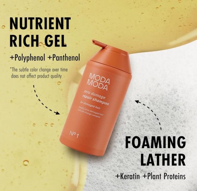 [MODAMODA] Shampoo voor herstel van schadeloze huid 500g multi