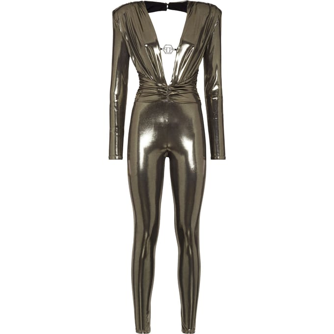 Lamé Jersey Jumpsuit