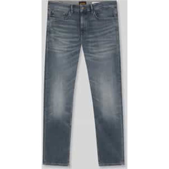slim fit jeans van katoenmix model 'DELAWARE'
